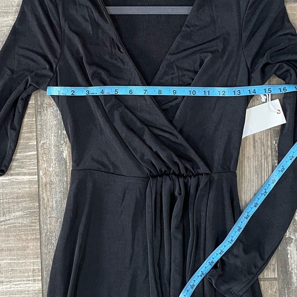 Good American SHIMMER WRAP DRESS size 1 small - Picture 10 of 11